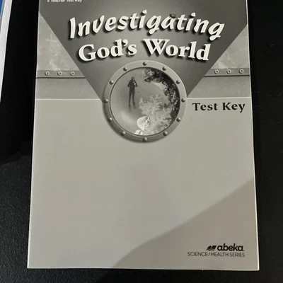 Abeka 5th grade Science Investigating God's World Teacher Test Key - Image 1 of 2