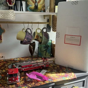 FRANKLIN MINT 1965 SEAGRAVE VIGILI DEL FUOCO. SCALA AEREA TRATTORE-RIMORCHIO n. 5 nuovi - Foto 1 di 5