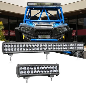 28INCH & 12" Dual Row LED Work Light Bar Spot Flood Combo 6500K 12V Offroad UTV - Picture 1 of 20