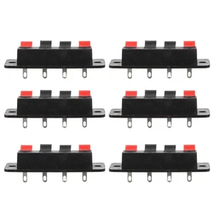 6 Pcs Speaker Connection Clip Connecting Terminal Wire Terminals - Picture 1 of 12