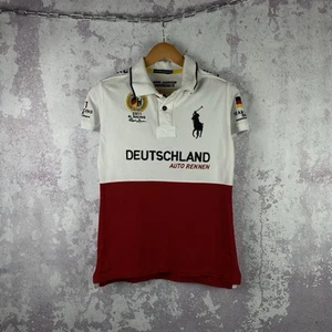 Vintage Polo Ralph Lauren Polo Shirt Women’s Racing Team DEUTSCHLAND 2011 RL - Picture 1 of 9