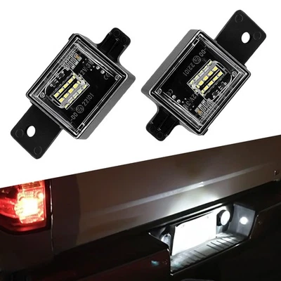 Lámpara de luz LED para matrícula Chevy GMC Sierra 2500HD 3500HD 2015-2018 Foto 1 de 4