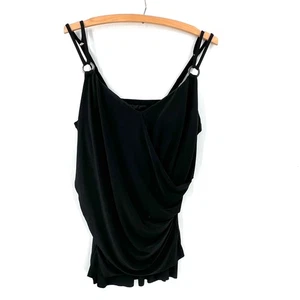 Miraclesuit Negro Monterey Tankini Top Blusas Flotante Traje de Baño Traje de Baño 12 - Imagen 1 de 11