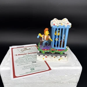 The Simpsons A Slammin’ Christmas Express Collection Zug Winter Schnee Polizei - Bild 1 von 7