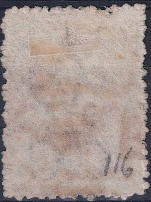 2110 CEILÁN 1861. 2 Sh. azul usado Foto 1 de 2