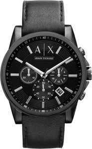 Armani Exchange AX Chronograph Uhr für Herren mit Leder, Edelstahl oder Si - Bild 1 von 26