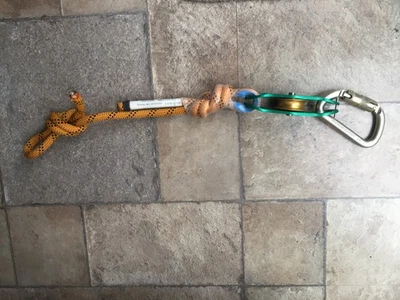 Pulley Carabiner Rope Sling Climbing Rescue Rock Arborist Tree Surgery Caving - Image 1 of 4