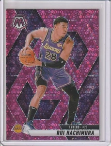 2024-25 Panini Mosaic Rui Hachimura Fast Break Pink Mosaic Prizm 06/20 - Lakers - Imagen 1 de 2