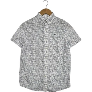 Camisa Vineyard Vines Niños Mediana Blanca Velero Abotonada Náutica Preppy - Imagen 1 de 13