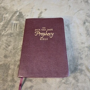 The Jack Van Impe Prophecy Bible - Red Letter - Limited Special Edition - KJV - Foto 1 di 8