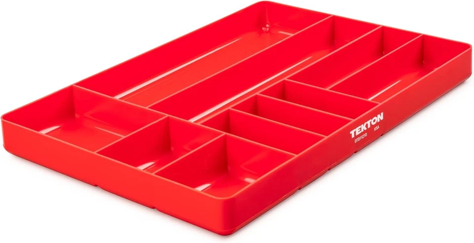 TEKTON Bandeja Organizadora de 10 Compartimentos (Rojo) | OTD11210 | 10 Compartimentos, Rojo  Foto 1 de 4