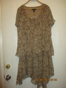 Signature by Robbie Bee Vintage 2-teiliges Pailletten Rock Set (Größe 20W) - Bild 1 von 3