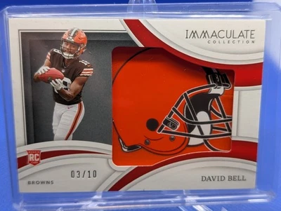 2022 Immaculate Headbands David Bell /10 Full Logo - Image 1 of 2