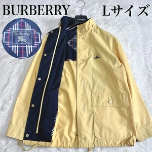 Giacca nylon BURBERRY taglia L bottoni oro swing top logo - Foto 1 di 8