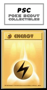 Base Set (Shadowless) #100/102 Lightning Energy - Picture 1 of 2