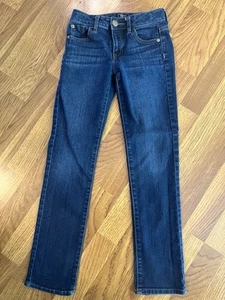 Girls Size 10 Slim Fit Gap Kids Straight Fit Denim Blue Jeans - Picture 1 of 3