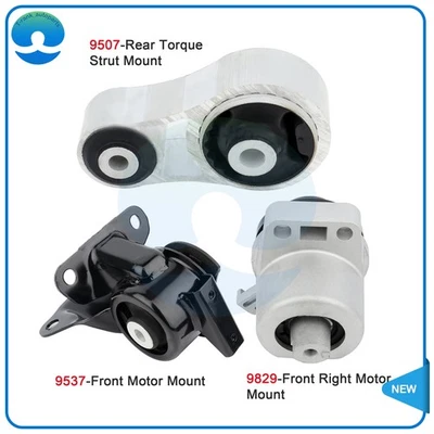 Juego de soportes de motor y montaje de puntal troque para Mazda CX-7 2007-2012 2,3 L 3 PIEZAS Foto 1 de 4