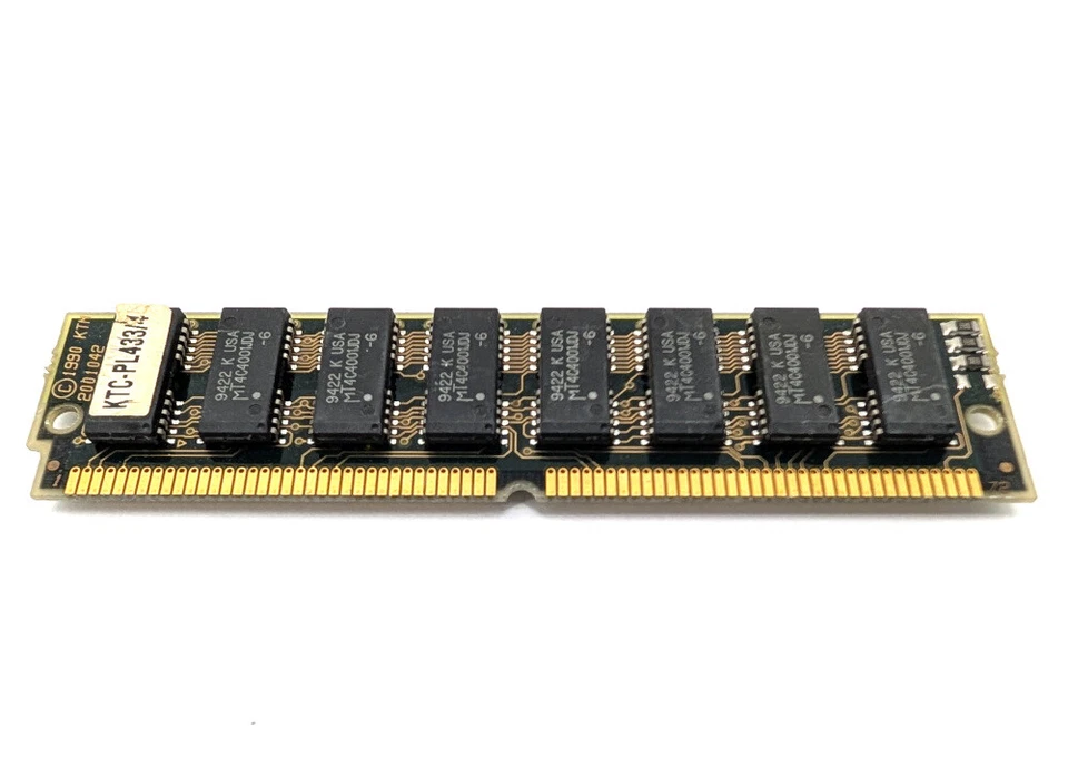 Kingston Ktc-Pl433/4 4Mb Ps/2 Fpm Ram Simm 1Mx36 72-Pin Memory Parity 70Ns - Image 1 of 1