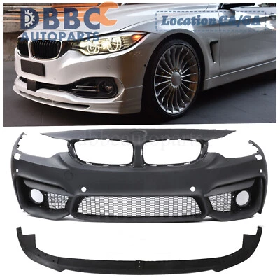M4 Style Front Bumper Cover W/PDC For BMW 4 SERIES F32 F33 F36  2014-2019 Foto 1 de 4