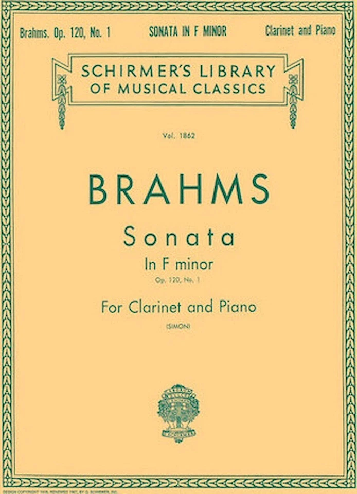 Sonata in F Minor, Op. 120, No. 1 - Image 1 of 1