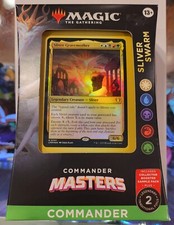 Magic The Gathering Commander Masters Silver Swarm Commander Deck Brand New