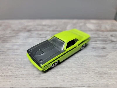 2018 Matchbox 70 Plymouth Cuda AAR Low Rider Green & Black - Image 1 of 3