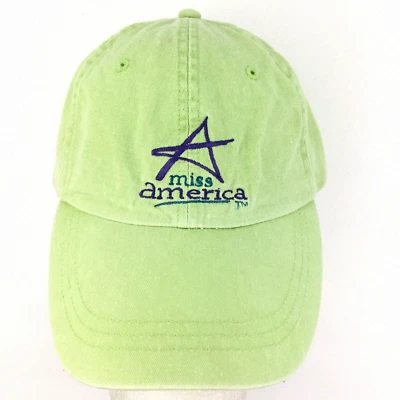 Gorra ajustable de béisbol de playa de golf con logotipo de estrella de concurso Miss América de colección Foto 1 de 4
