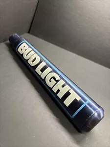 Bud Light Aluminum Logo Beer Tap Handle 12” Tall Blue Man Cave Garage - Picture 1 of 18