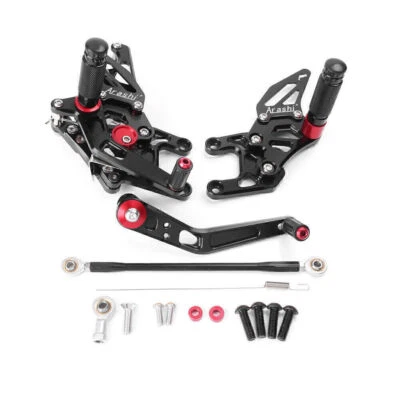 CNC Motorcycle Rearset Foot pegs Rear Set Fit Honda CBR1000RR 2017-2019 - Image 1 of 4