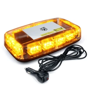 Xprite LED Strobe Beacon Light Rooftop Car Truck Emergency Warning Hazard Amber - Picture 1 of 11