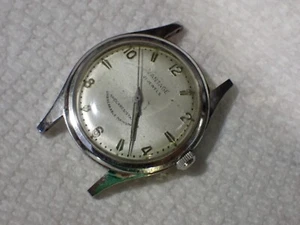 Vintage P73 Vantage 21 Jewel Manual Wind Wristwatch Good Balance All Stainless - Picture 1 of 6