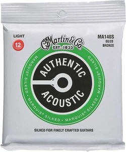 Martin MA140S Authentic Marquis Silked Acoustic Guitar Strings Light 12-54 - Picture 1 of 1