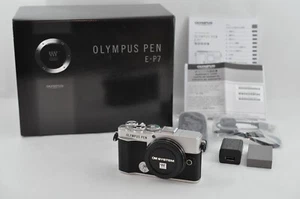 OLYMPUS PEN E-P7 Digital Mirrorless Camera Main Body SILVER Micro Four Thirds - Picture 1 of 7