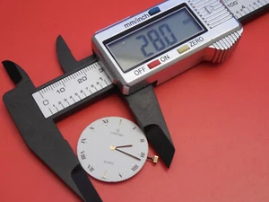GENUINE ETA ESA 959 001 SIX JEWEL QUARTZ 959.001 MOVEMENT & CONCORD DIAL HAND - Picture 1 of 6