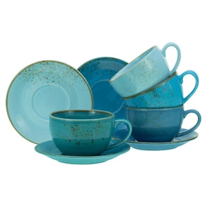 CreaTable 23699 Cappuccinotassen-Set Nature Collection für 4 Personen, Steinzeug - Bild 1 von 4