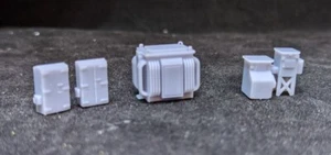 N gauge / 1:148 Small Suburban Substation Components Set - Picture 1 of 9