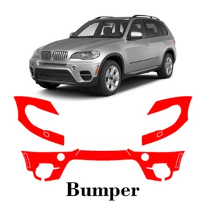 Front bumper PreCut PPF Paint Protection Film For BMW X5 2011-2013 - Picture 1 of 8