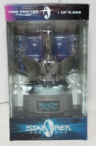 Star Trek Bird of Prey Pewter Limited Edition Champions 1998 with Certificate - Picture 1 of 9
