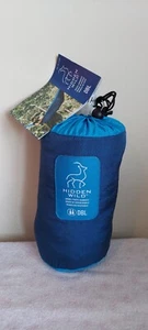 HIDDEN WILD NEW PORTABLE 1-2 PPL TRAVEL CAMPING BACKYARD BEACH FESTIVAL HAMMOCK - Picture 1 of 12