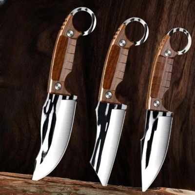 Messer Outdoor Multifunktion, Set 3 Stück, Küchenmesser, Mit 3 Messerscheiden - Bild 1 von 4