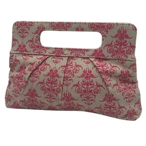 Boho Damascata Pochette Boutique Borsetta Estate Vibes Night Out Accessorio Matrimonio Buone Condizioni - Foto 1 di 7