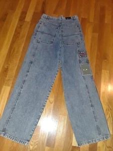 Vintage FD 05 JNCO Style Pockets Stone Washed Denim Jeans Gr. 28 - Bild 1 von 7
