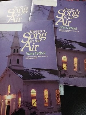 Christmas Choir Contata "There's A Song In The Air" 17 Books Musical W/Narration - Image 1 of 4