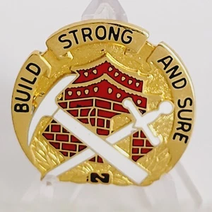 24th Engineer Group Type 2 Distinctive Unit Insignia Army Crest DUI DI NHM - Picture 1 of 2