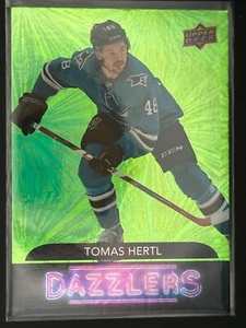 2020-21 Upper Deck - Dazzlers Tomas Hertl #DZ-35 Green - Picture 1 of 2