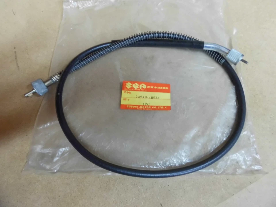 SUZUKI GS125  GS 125 E/ES  GENUINE NOS TACHO / TACHOMETER CABLE - # 34940-05310 - Image 1 of 1