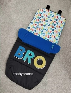 COSATTO BRO DOUBLE TWIN FOOTMUFF COSYTOES BLUE - Picture 1 of 3