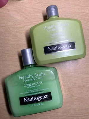 Neutrogena Heathy Scalp Soothe & Calm; Shampoo & Conditioner Tea Tree 12 Oz Set - Image 1 of 4
