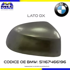 COPPA BMW ORIGINALE SPECCHIO DX 51167466196 -Original Hub cap cerium grey right - Imagen 1 de 4