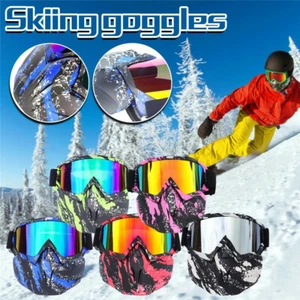 Winter Snow Ski Goggles Snowboard Snowmobile Skate Face Mask Sun Glasses Eyewear - Picture 1 of 33